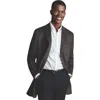 Charles Tyrwhitt Wool Overwool Coat In Grey