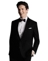 Charles Tyrwhitt Shawl Dinner Suit Jacket In Black