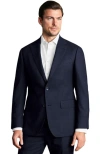 CHARLES TYRWHITT CHARLES TYRWHITT SLIM FIT END ON END ULTIMATE PERFORMANCE SUIT JACKET