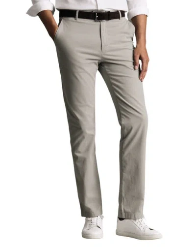 Charles Tyrwhitt Slim Fit Lightweight Chinos In Silver