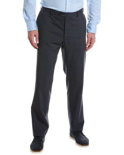 Charles Tyrwhitt Slim Fit Semi Plain Wool Trouser In Blue
