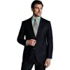 Charles Tyrwhitt Slim Fit Twill Natural Stretch Suit Jacket In Navy