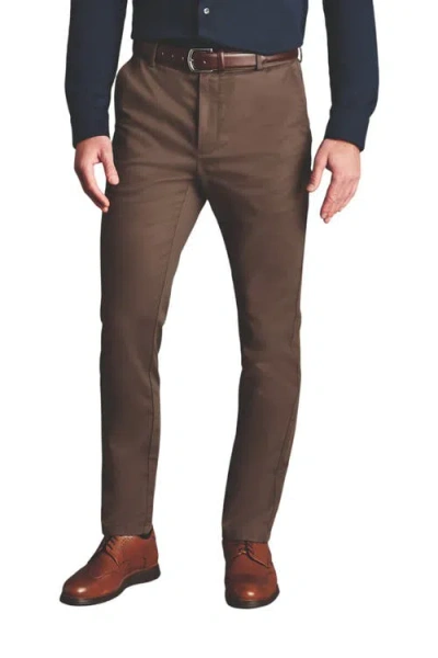 Charles Tyrwhitt Slim Fit Ultimate Non-iron Chino In Mocha
