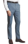 Charles Tyrwhitt Smart Texture Pants In Airforce Blue