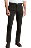 Charles Tyrwhitt Twill Slim Fit 5 Pocket Jeans In Black