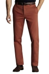 Charles Tyrwhitt Ultimate Non-iron Chinos In Brown