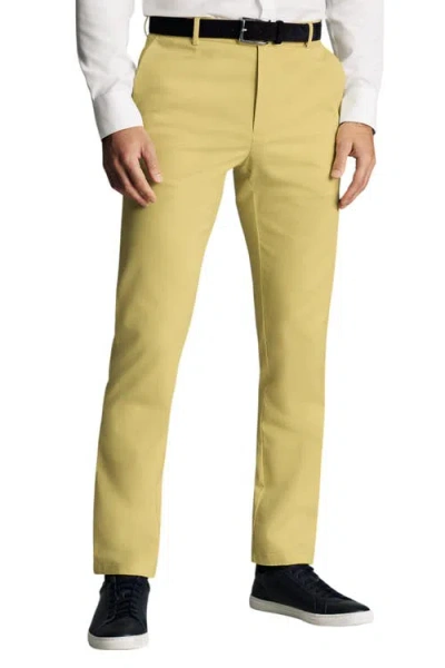 Charles Tyrwhitt Ultimate Non-iron Chinos In Yellow