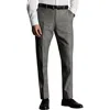 Charles Tyrwhitt Ultimate Performance Sharkskin Suit Trousers In Gray