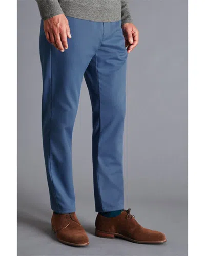 Charles Tyrwhitt Updated Smart Slim Fit Casual Chino In Blue
