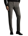 Charles Tyrwhitt Wool Stretch Slim Fit Pants In Gray
