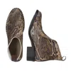 Charleston Shoe Co. Barcelona Boot In Python In Brown