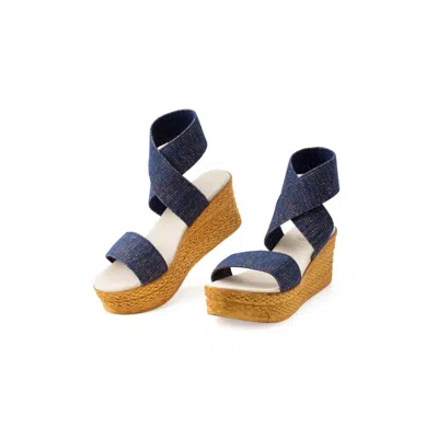Charleston Shoe Co. Women's Bermuda Sandals In Gilded Navy In Blue