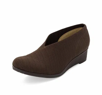 Charleston Shoe Co. Women's Cape Boot In Bown Herringbone In Brown