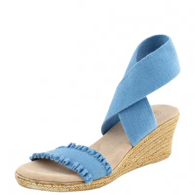 Charleston Shoe Co. Women's Carolina Core Espadrille Sandal In Cornflower Ruffle In Multi