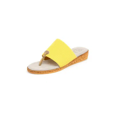 Charleston Shoe Co. Women's Iop Sandals In Lemon In Yellow