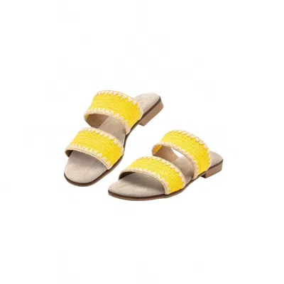 Charleston Shoe Co. Women's Majorca Sandal In Yellow Jute