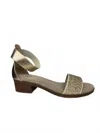 Charleston Shoe Co. Women's Marlin Sandals In Gold In Gold