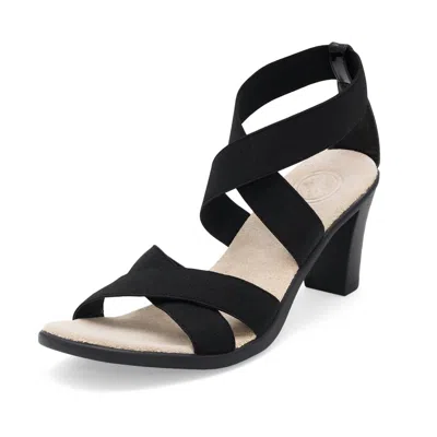 Charleston Shoe Co. Women's Sumatra Crisscross Heels In Black