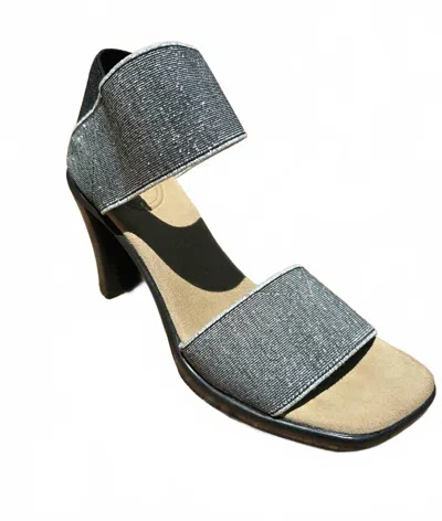 Charleston Shoe Co. Women's Telfair Heels In Silver