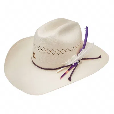Charlie 1 Horse Purple Haze Hat In Natural In White