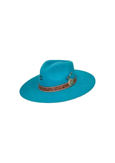 Charlie 1 Horse Women's Wool Cowboy Hat In Turquoise