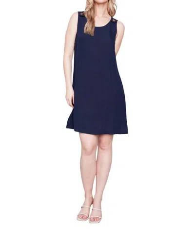 Charlie B A-line Dress In Navy In Blue