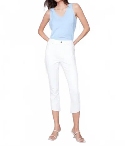 Charlie B Assymetrical Hem Jean In White