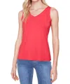 Charlie B Bamboo Camisole In Cherry In Pink