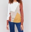 Charlie B Basic Plushy Sweater In Multi Color In Multi