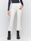 Charlie B Ruth Bootcut Stretch Twill Pants In White In White