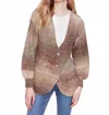 Charlie B Boucle Knit Cardigan In Autumn