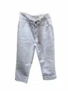 Charlie B Capri Pant In White In White