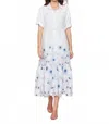 Charlie B Champer Button Dress In White In White