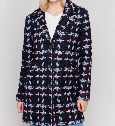 Charlie B Coat With Lining In Pastel In White