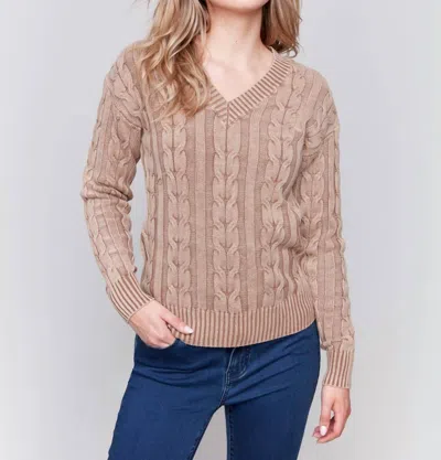 Charlie B Cold Dye Sweater In Truffle-cold-dye Truffle-cold-dye In Multi