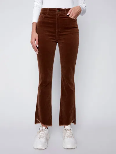 Charlie B Corduroy Pant In Truffle In Brown