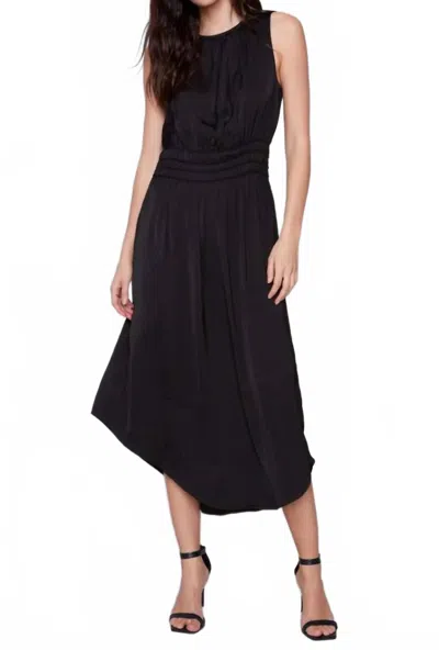 Charlie B Crew Neck Dress In Black