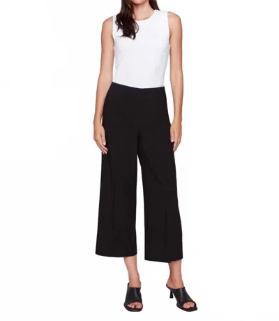 Charlie B Cropped Wide Leg Pant In Black