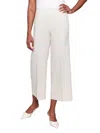 Charlie B Cropped Wide Leg Pants In Beige In Neutral