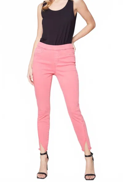 Charlie B Cuff Jean In Grapefruit In Pink