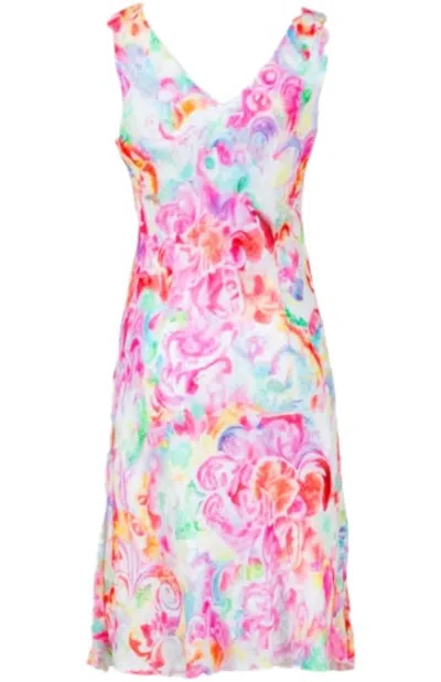 Charlie B Day Of Posies Sundress In Watercolor In Blue