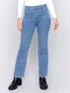 Charlie B Straight Leg Jeans In Denim