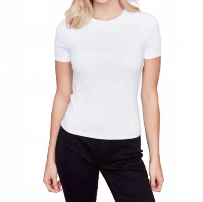 Charlie B Double Cloth Tee In White