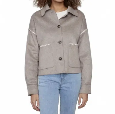 Charlie B Doubleface Jacket In Noir In Black