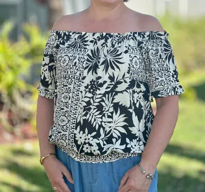 Charlie B Eastern Getaway Top In Ornato In Multi