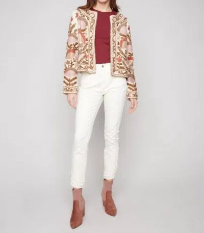 Charlie B Embroidered Jacket In Ceremony In Multi