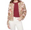 Charlie B Embroidered Open Front Jacket In Ceremony In Multi