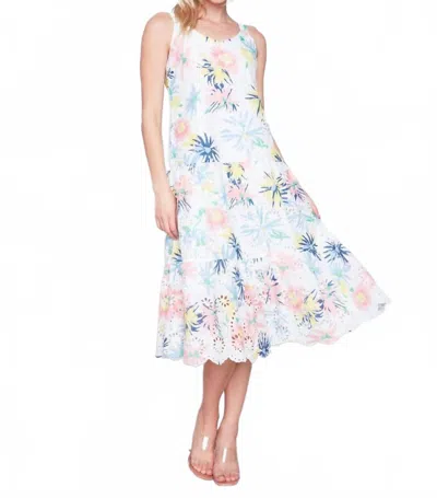 Charlie B Floral Eyelet Dress In Poem In Multi
