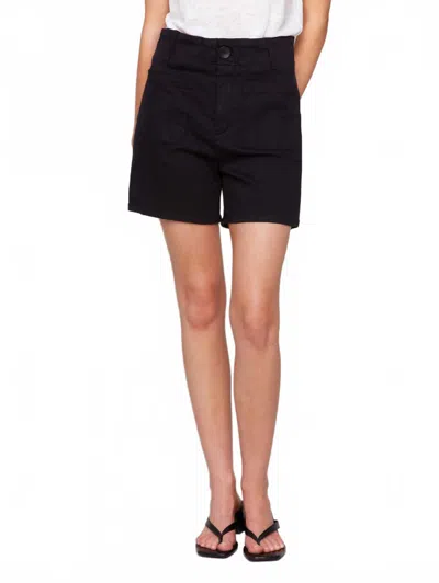 Charlie B Front Patch Pocket Shorts In Black