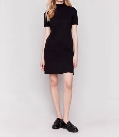 Charlie B Gutsy Knit Dress In Black